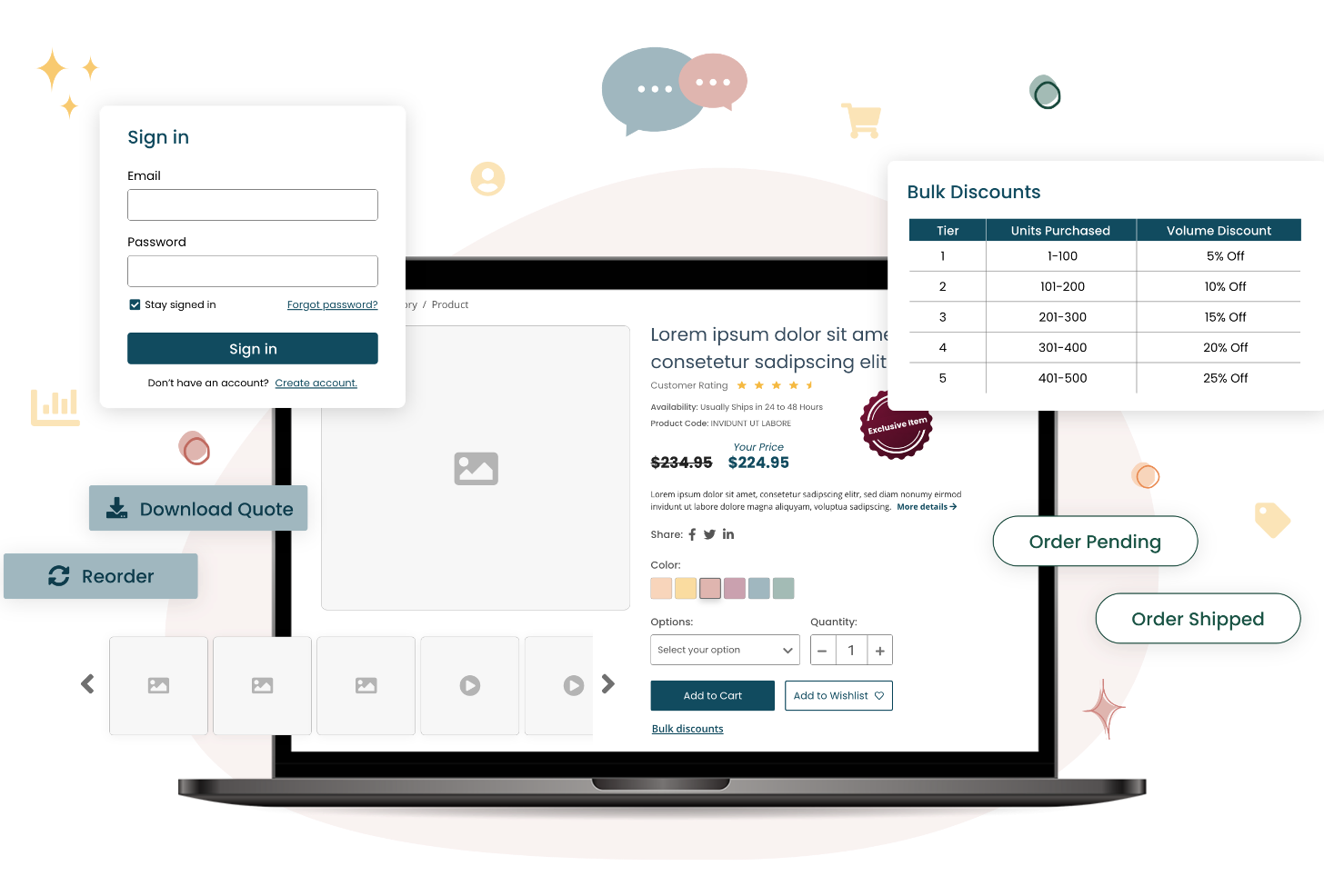 B2B mulistore image