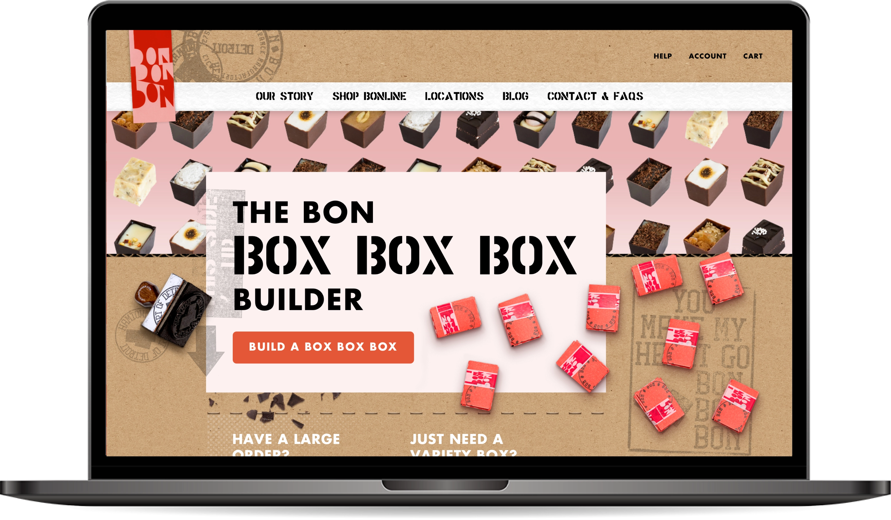 laptop bon bon bon builder