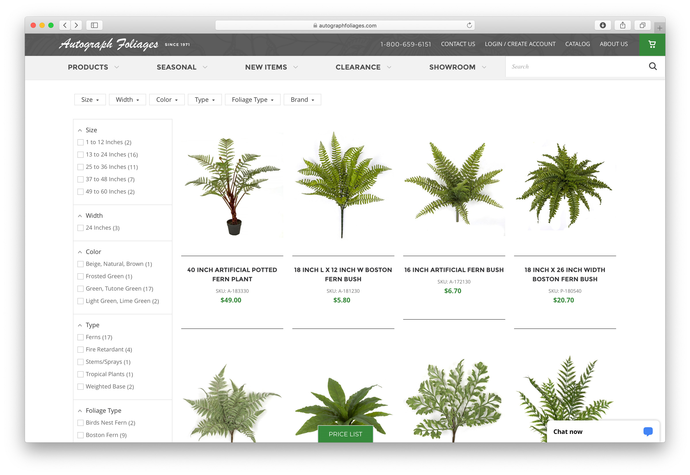 autof-browser Autograph Foliages site browser