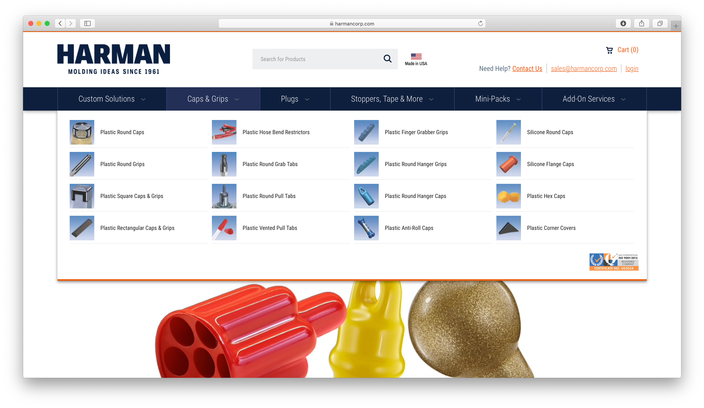harman-screenshot-nav Harman Corporation store nav screenshot