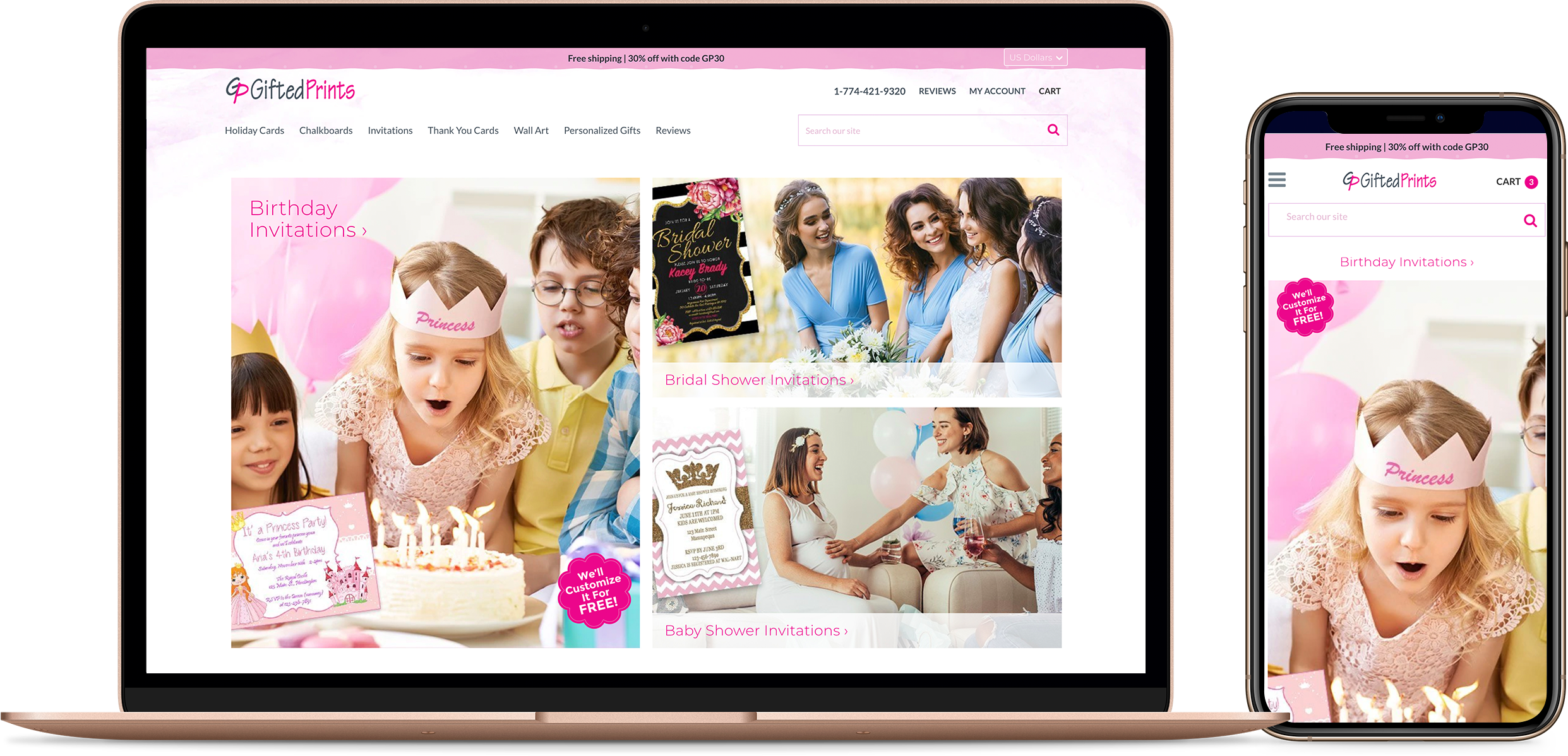 top-image Gifted Prints store case study
