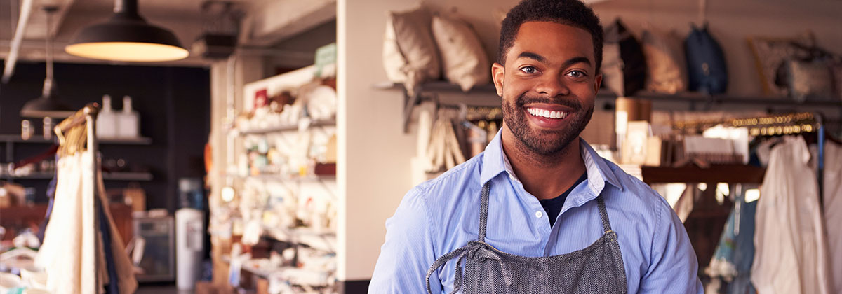 Young Male Business Owner African American