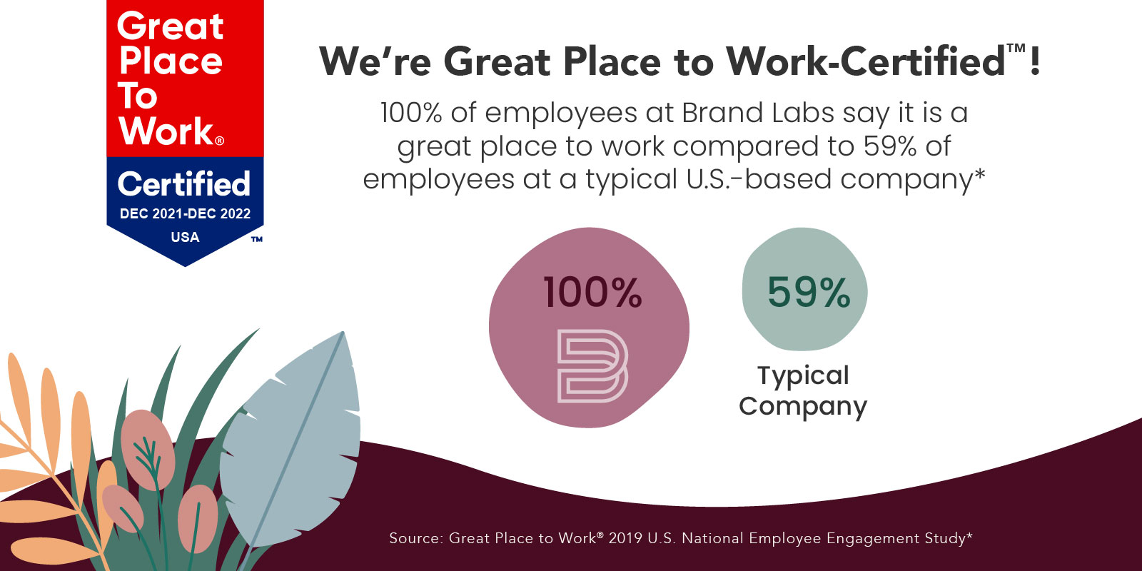 We're Great Place to Work-Certified 